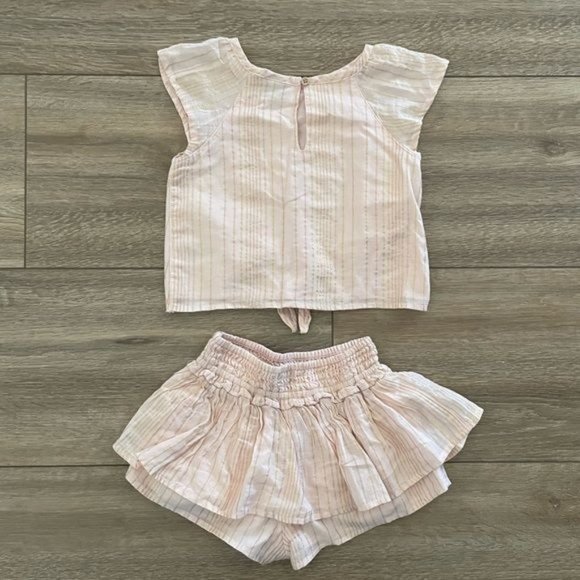 Art Class 2 pc Toddler Size 2T Outfit, Pink & Gold - Picture 11 of 11
